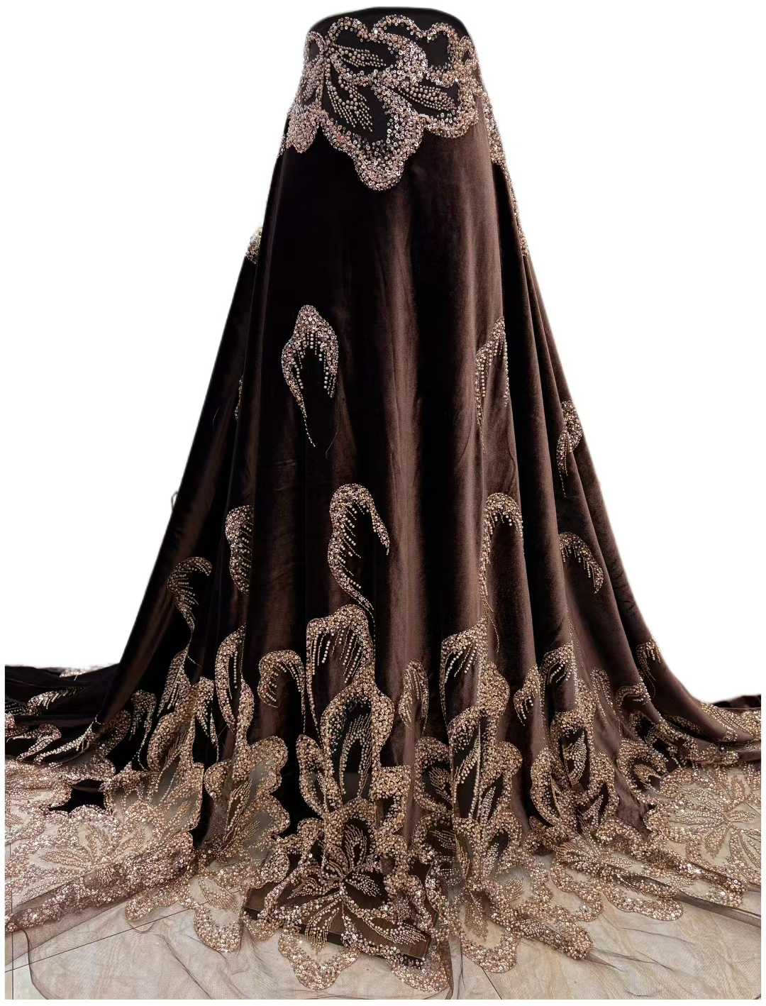 African Velvet Beaded Heavy La – обзор и цена Velvet Fabric Embroidery