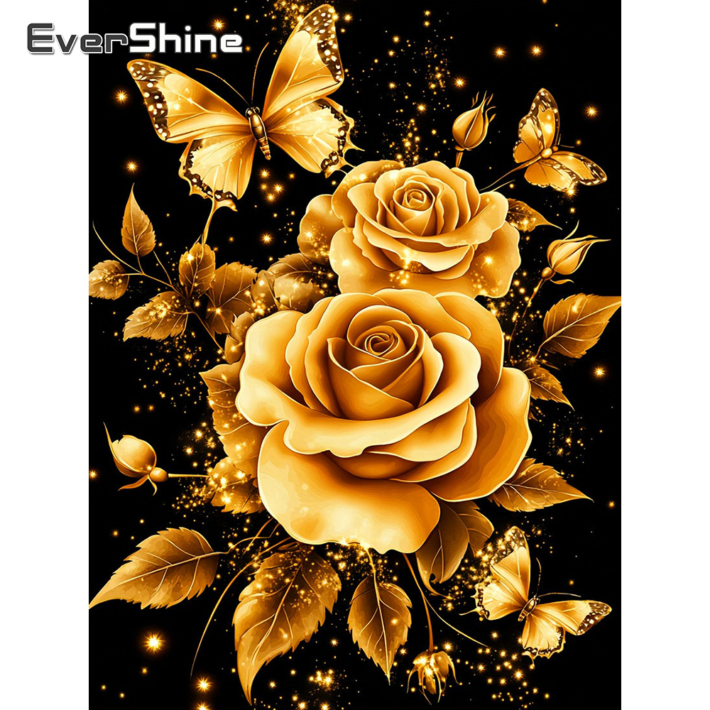 1PC frameless  Diamond Paintin – обзор и цена Embroidery Roses