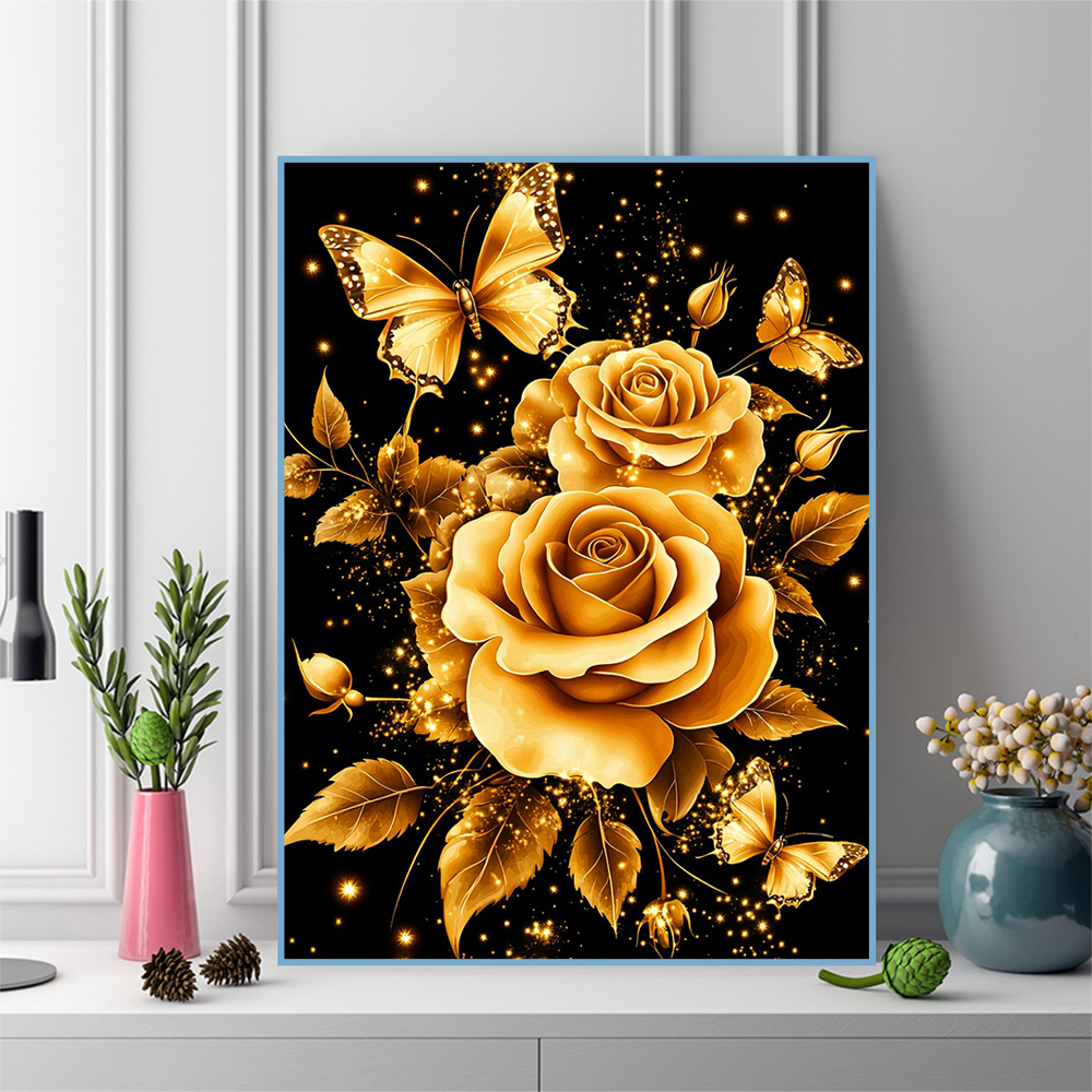 1PC frameless  Diamond Paintin – обзор и цена Embroidery Roses