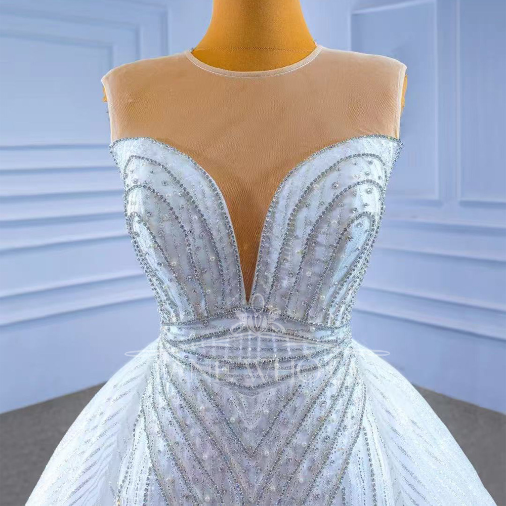 Sexy Mermaid Fit Wedding Dress – обзор и цена Embroidery Organza