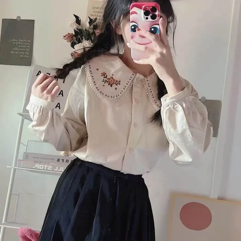 Shirts Women Japan Style Embro – обзор и цена Embroidery Design Love