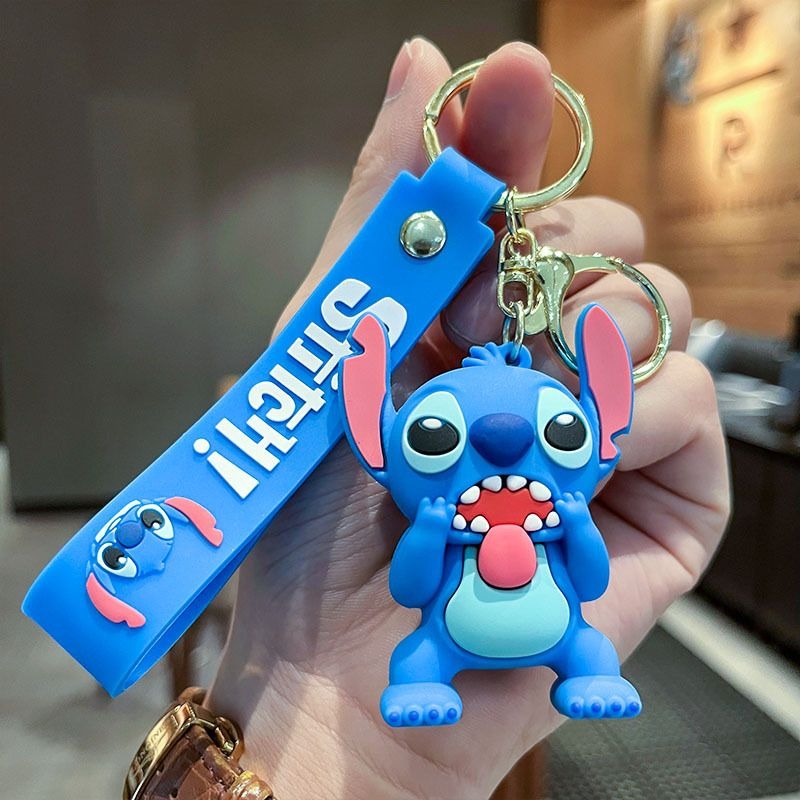Disney Stitch 3D Doll Car Key  – обзор и цена Embroidery Keychain