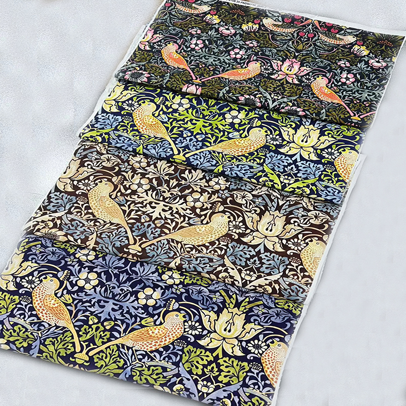 Strawberry Thief Birds William – обзор и цена Embroidery Pashmina