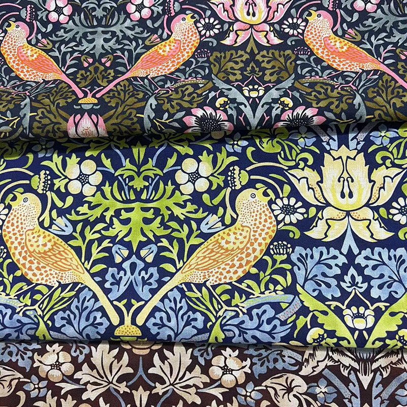Strawberry Thief Birds William – обзор и цена Embroidery Pashmina