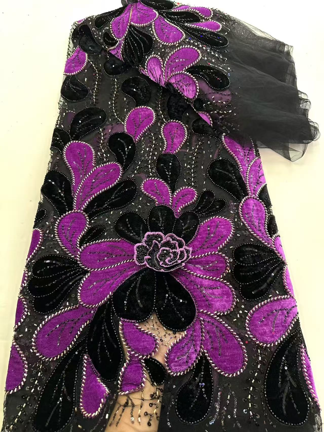 Latest African Velvet Lace Fab – обзор и цена Velvet Fabric Embroidery
