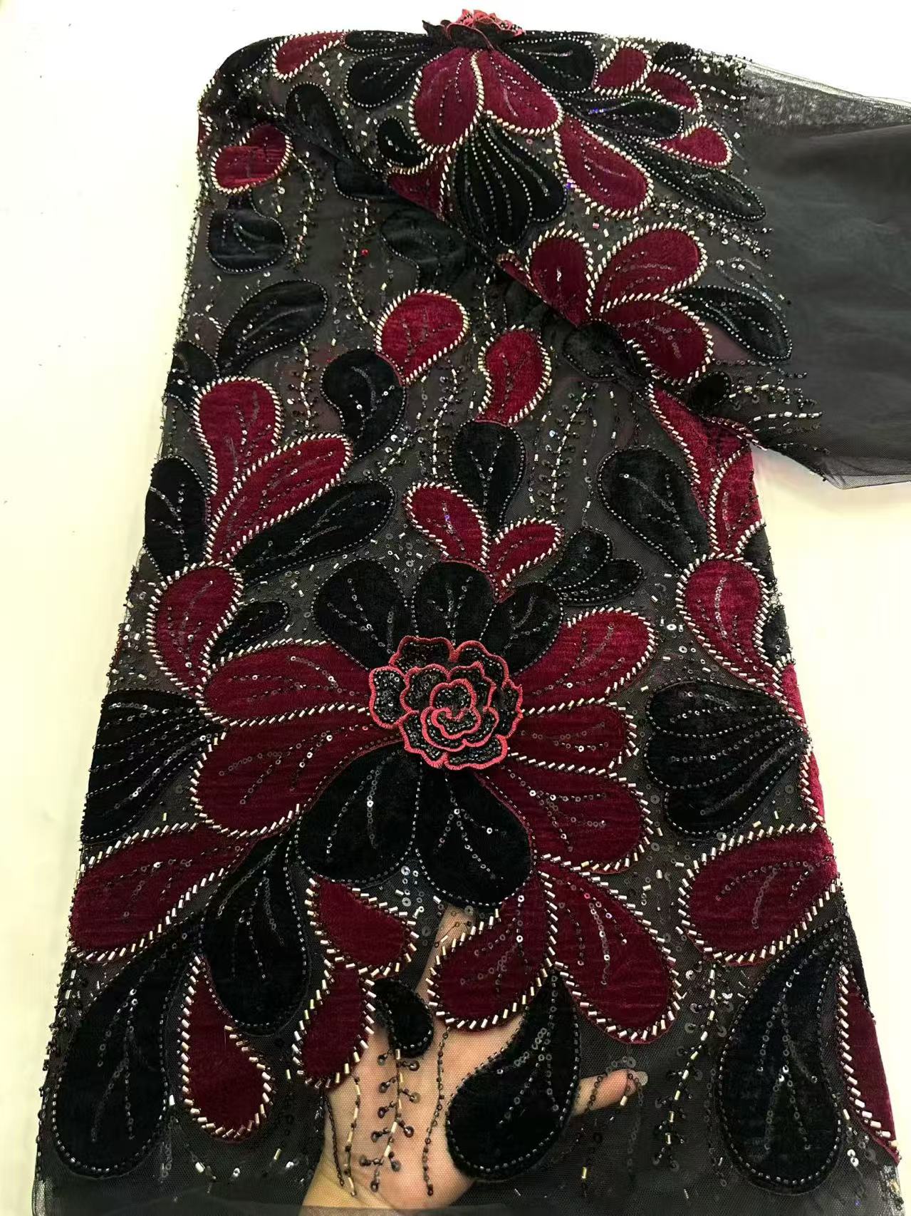 Latest African Velvet Lace Fab – обзор и цена Velvet Fabric Embroidery
