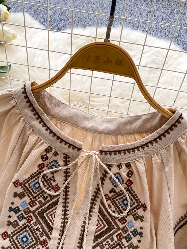 Women Autumn Blouse Loose Arti – обзор и цена Embroidery Artist