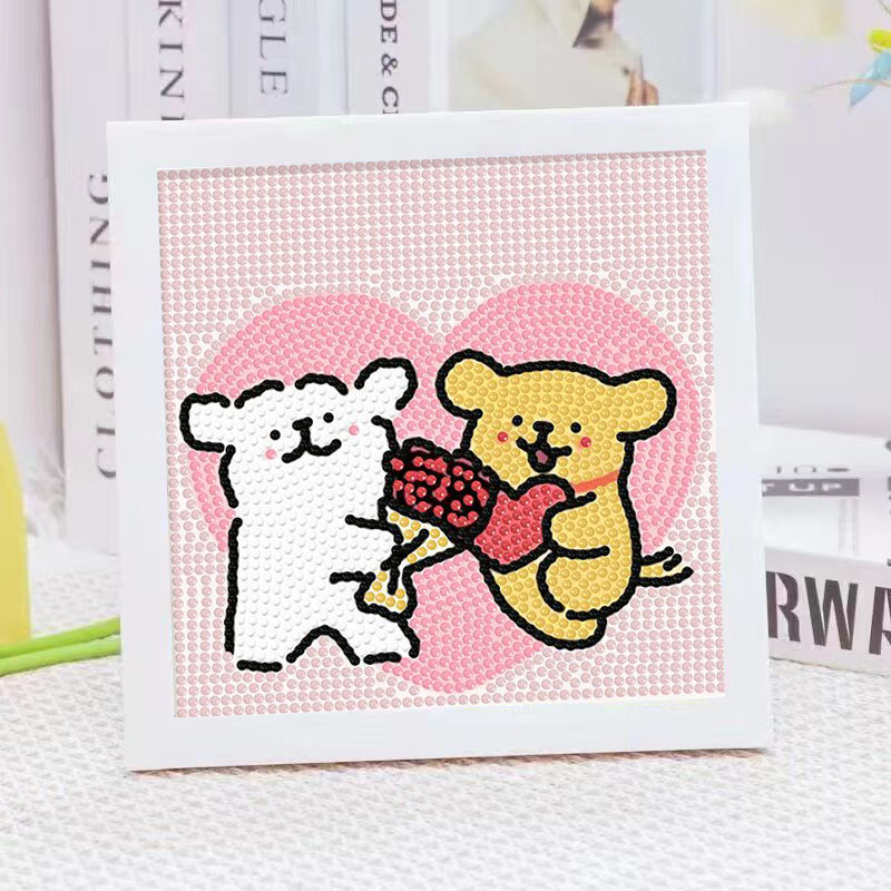 Cartoon Line Puppy Crystal Dia – обзор и цена Embroidery Service