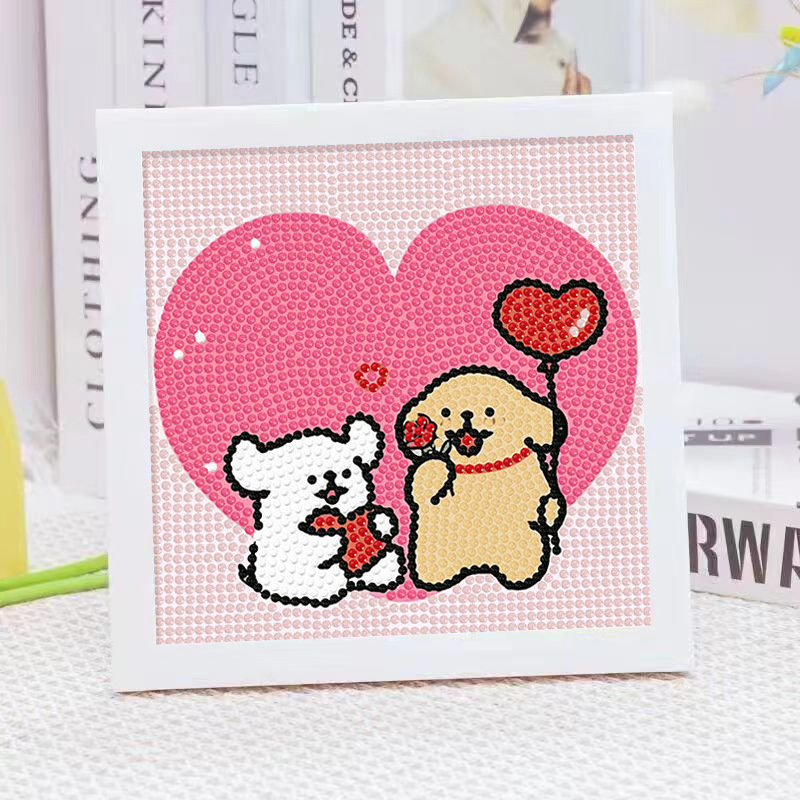 Cartoon Line Puppy Crystal Dia – обзор и цена Embroidery Service