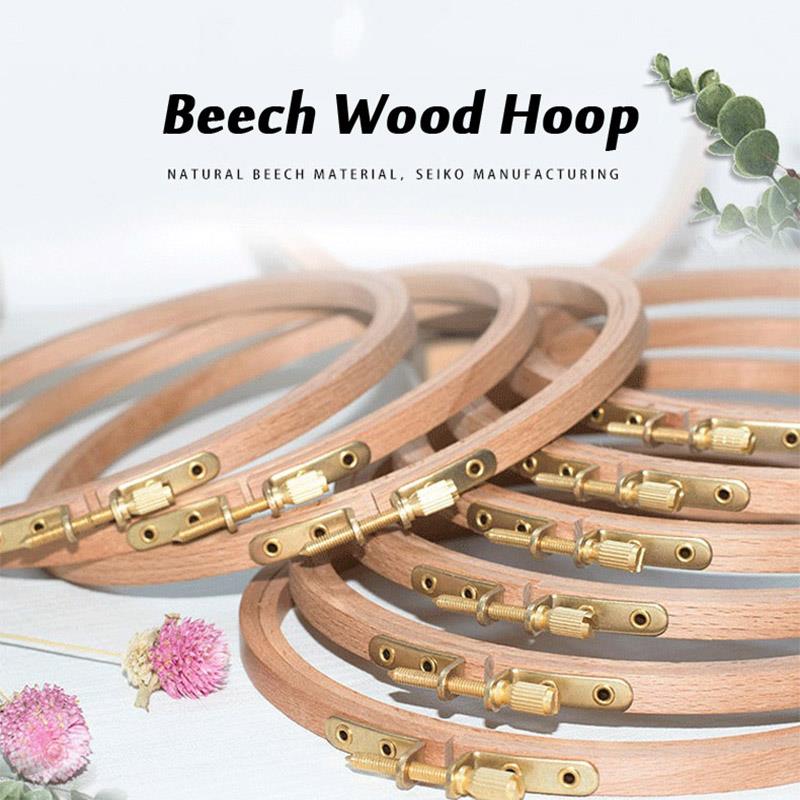 1pcs High Quality Beech Wood E – обзор и цена Embroidery Ring