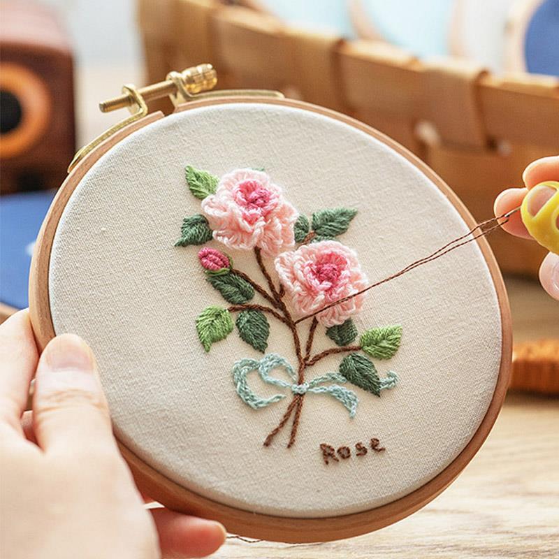 1pcs High Quality Beech Wood E – обзор и цена Embroidery Ring