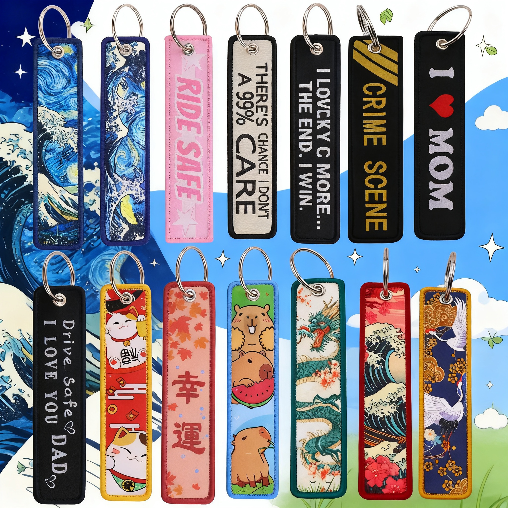 Van Gogh Embroidery Key Fobs K – обзор и цена Embroidery Keychain