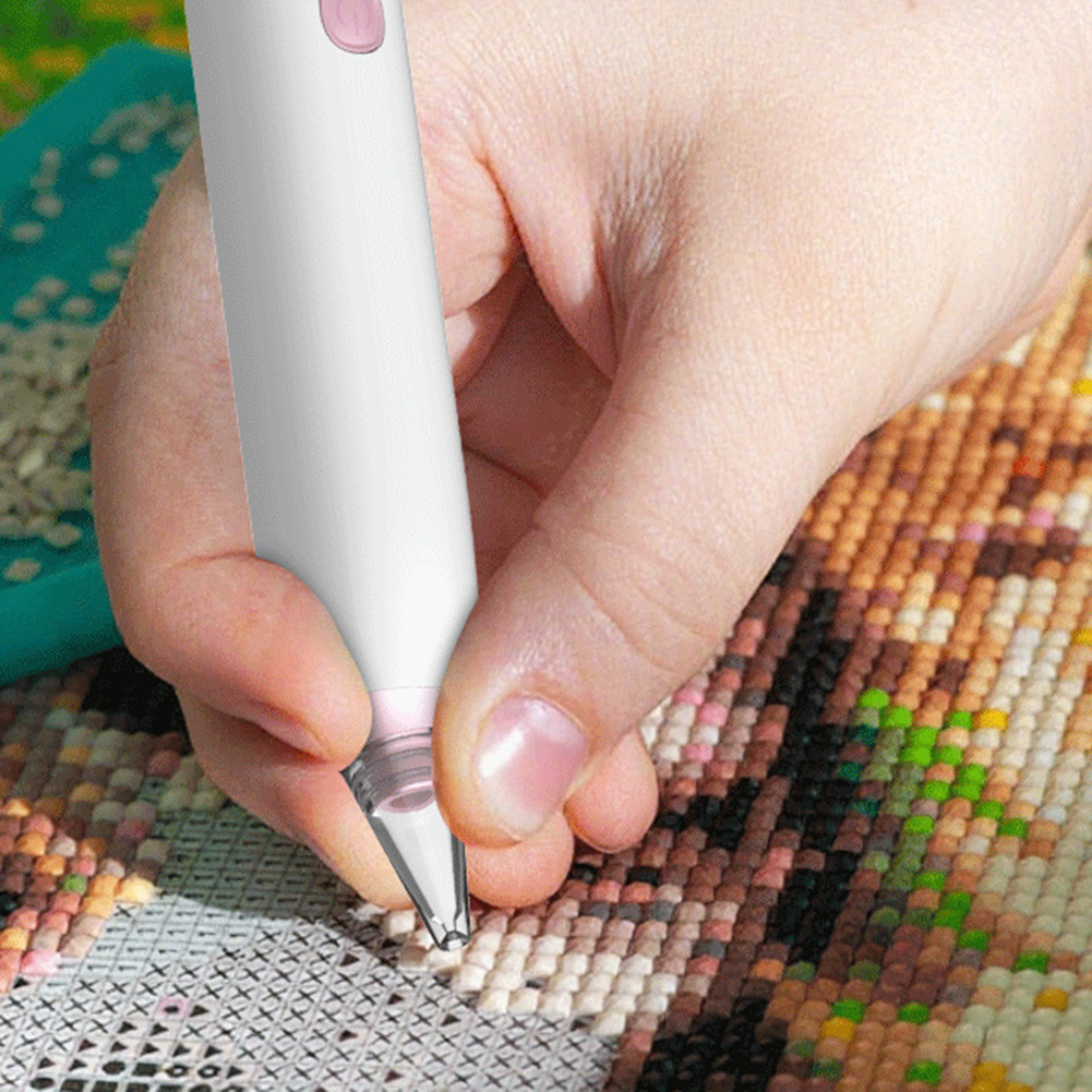 Electric Diamond-Painting Pen  – обзор и цена Embroidery Kit Starter