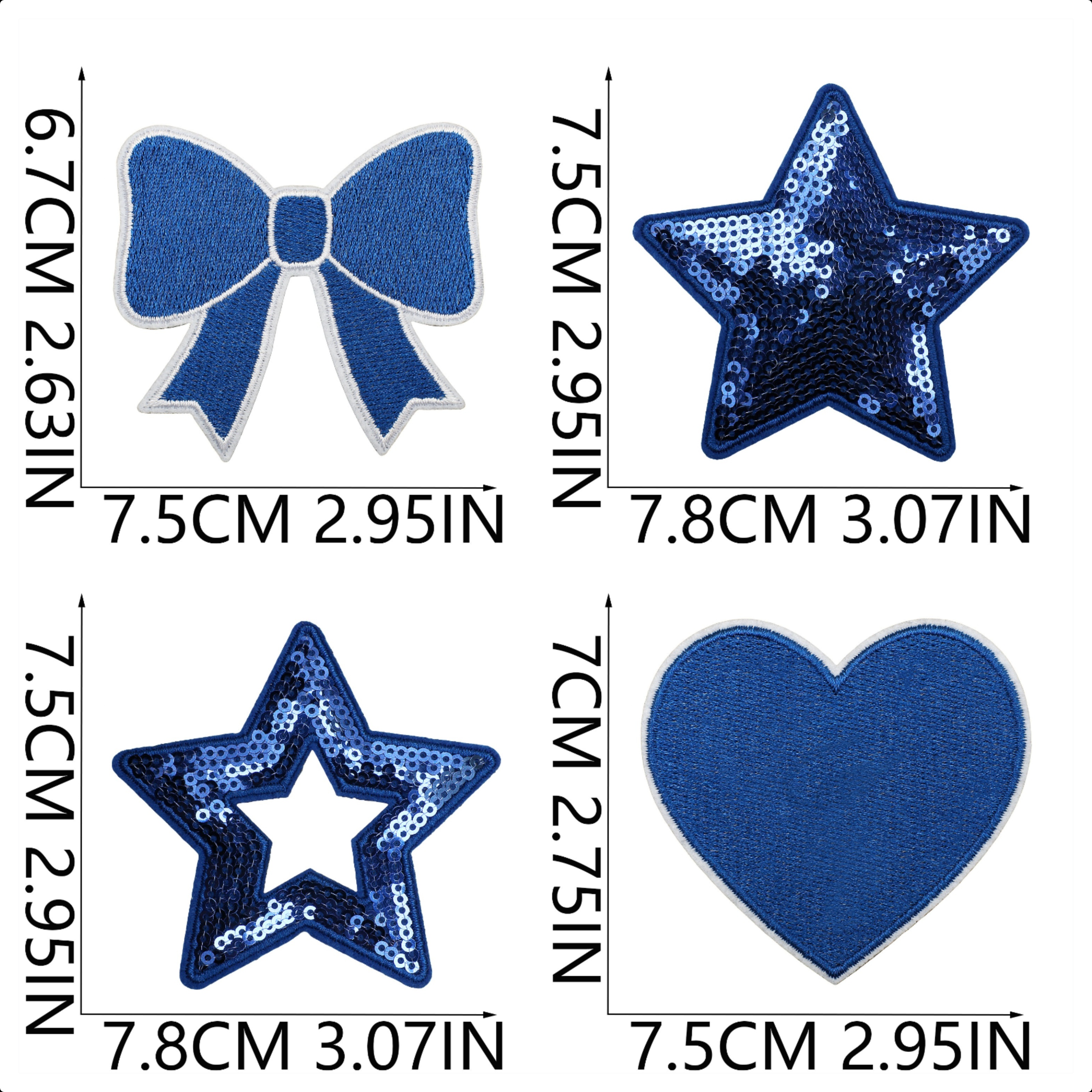 10PCS Bulk Blue Game Day Cheer – обзор и цена Embroidery Design Love