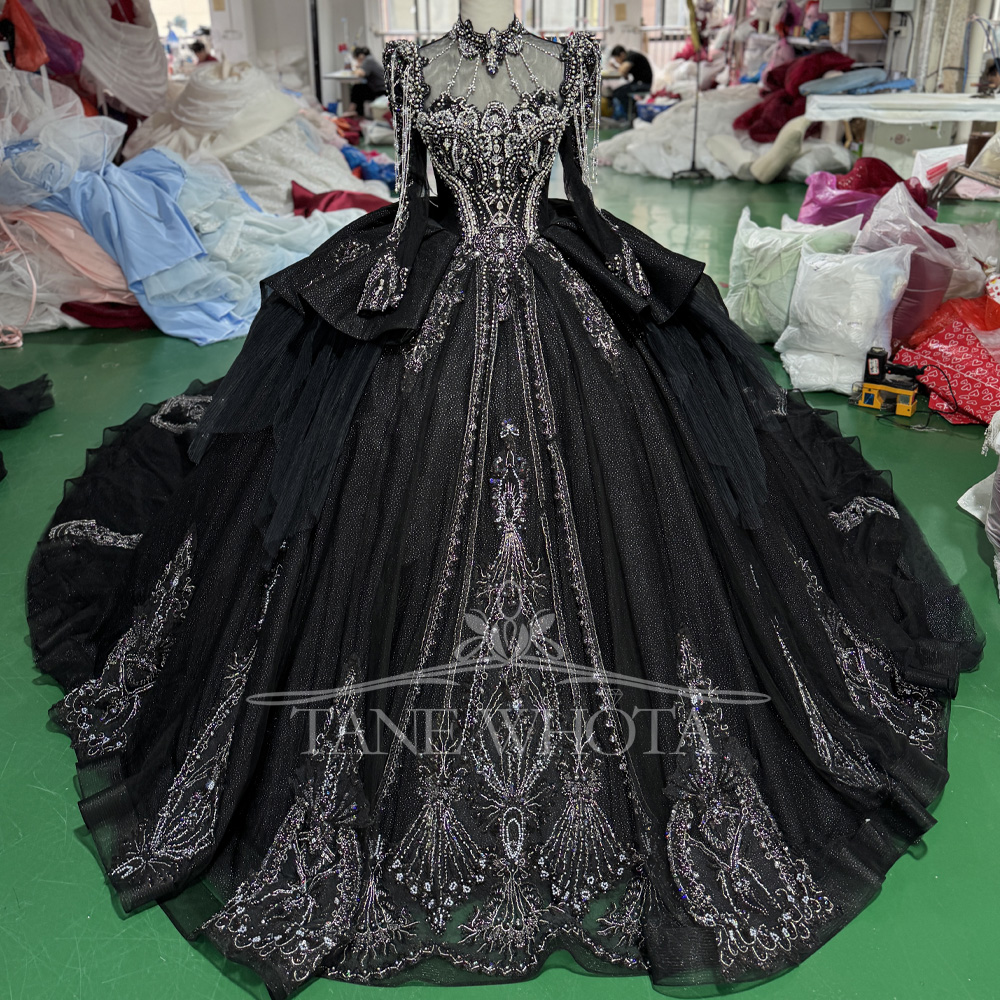 Turtle Black Customizable Long – обзор и цена Embroidery Organza