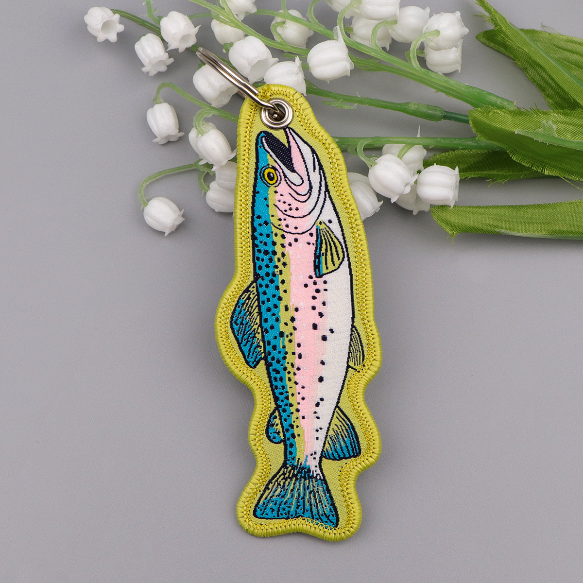 Embroidered Cute Fish Key Tags – обзор и цена Embroidery Keychain