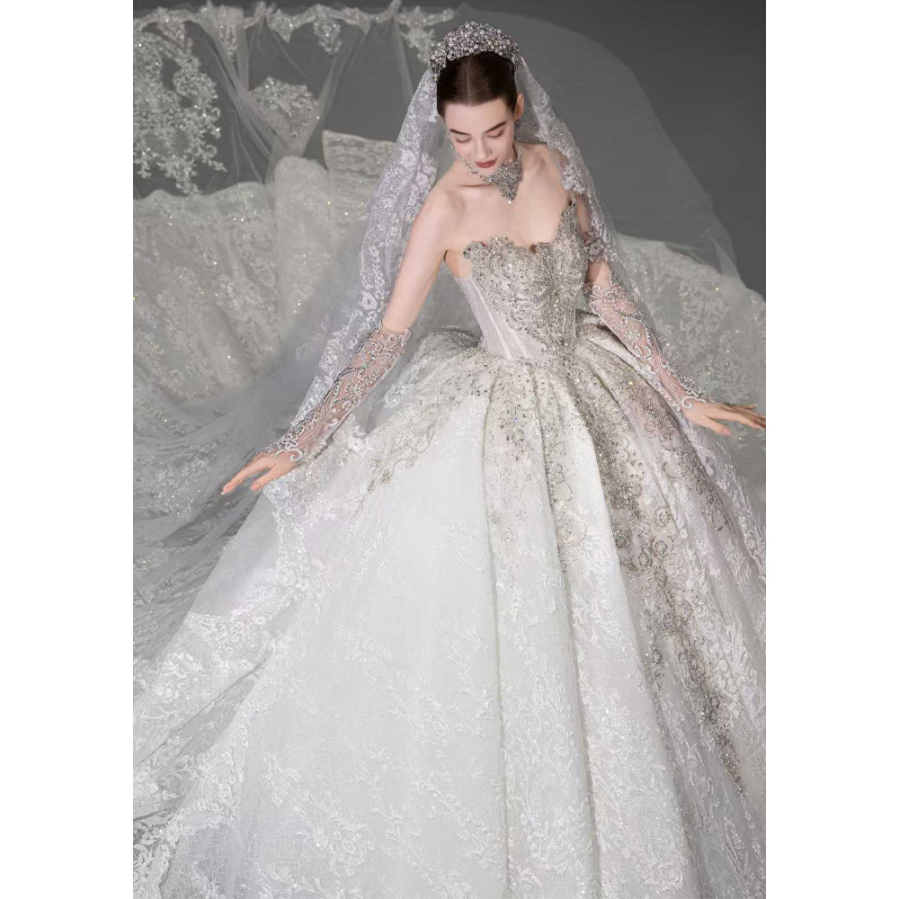 Luxury Off The Shoulder Sweeth – обзор и цена Embroidery Organza