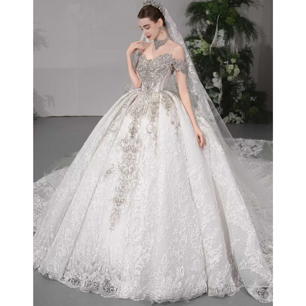 Luxury Off The Shoulder Sweeth – обзор и цена Embroidery Organza