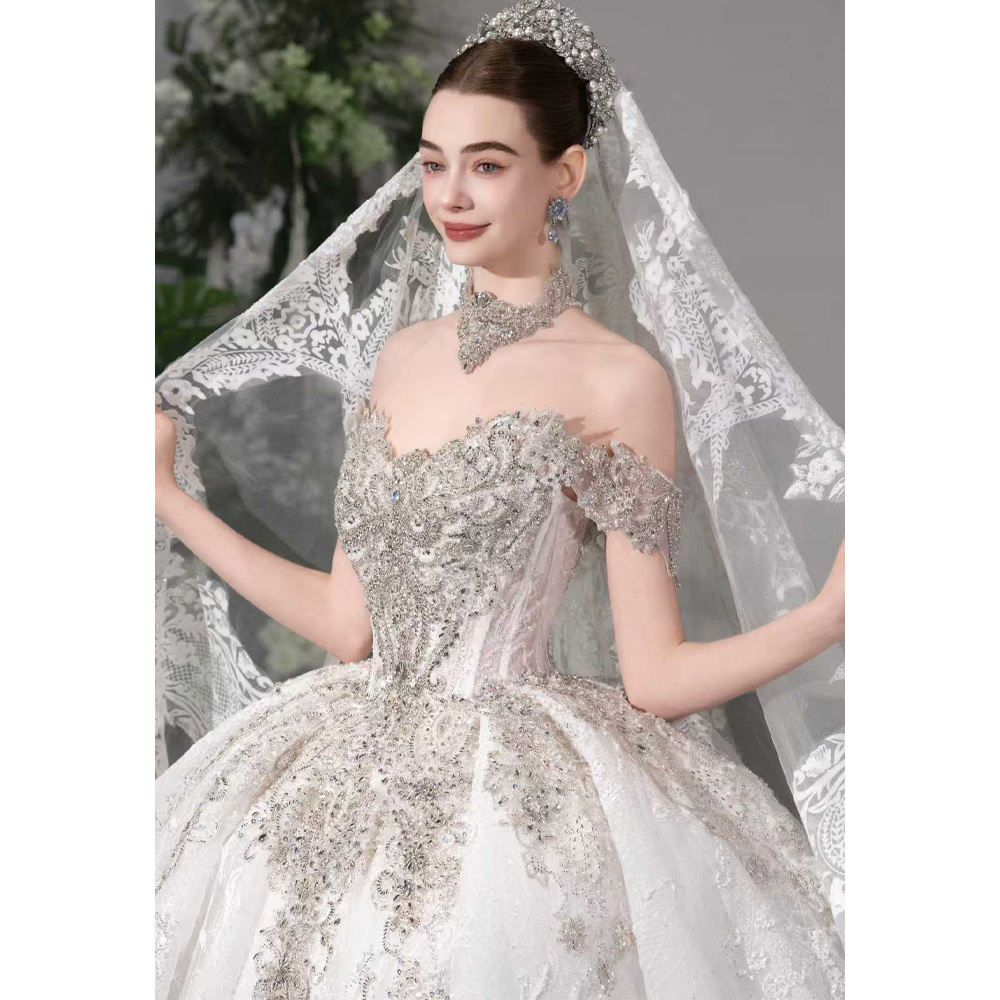 Luxury Off The Shoulder Sweeth – обзор и цена Embroidery Organza