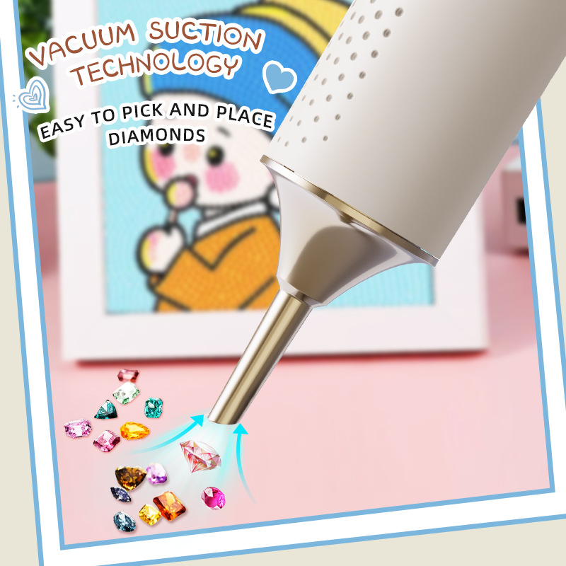 Vacuum Diamond Art Pen Wireles – обзор и цена Embroidery Kit Starter