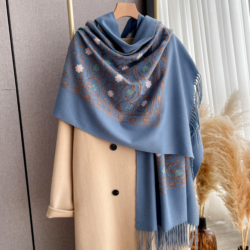 2025 New Embroidery Cashmere S – обзор и цена Embroidery Pashmina