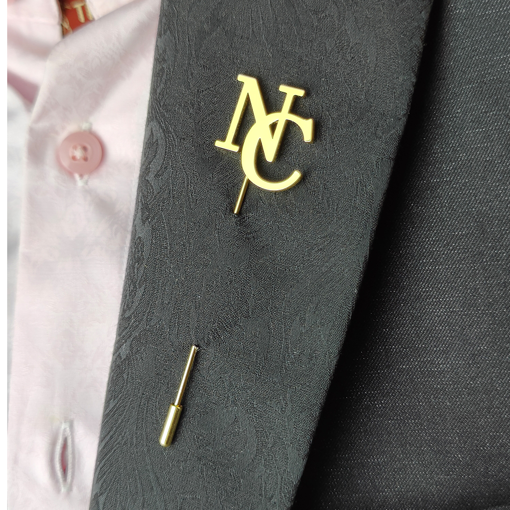 Sherman Custom  Lapel Pins Men – обзор и цена Embroidery Initials