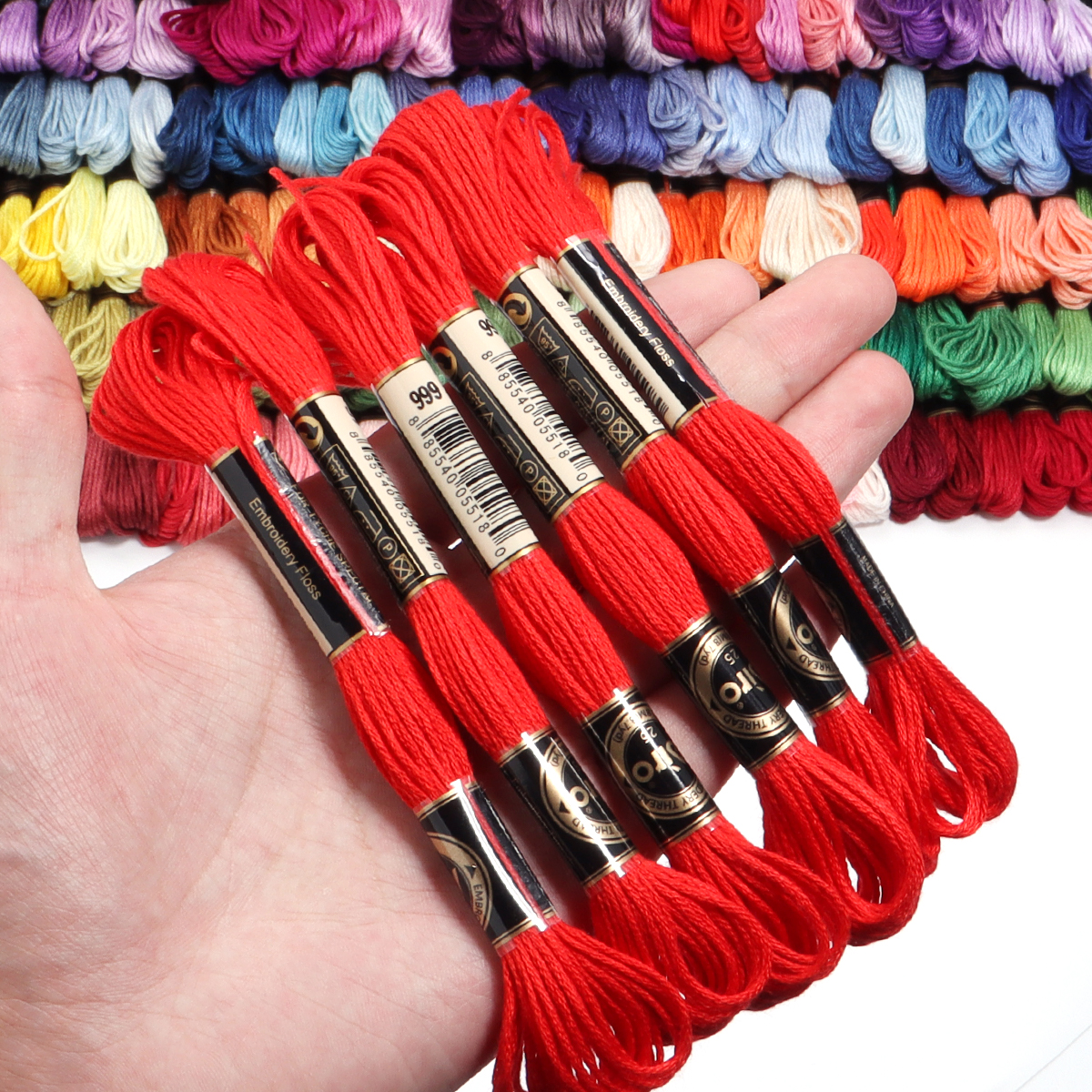 6Pcs/Lot Multicolor Polyester  – обзор и цена Embroidery Floss