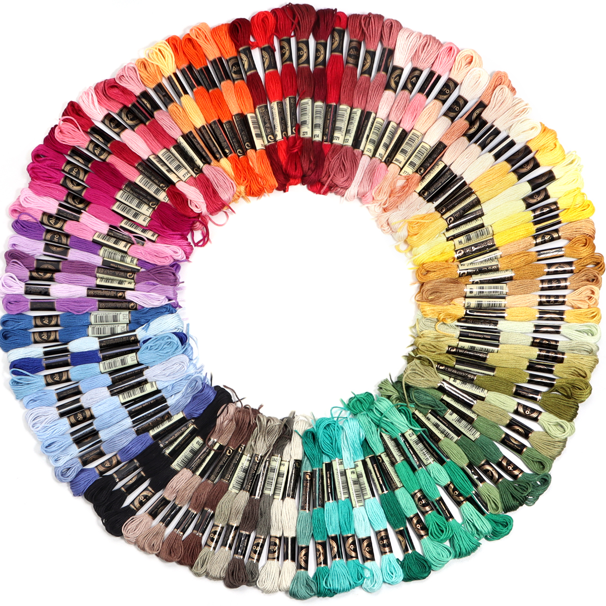 6Pcs/Lot Multicolor Polyester  – обзор и цена Embroidery Floss