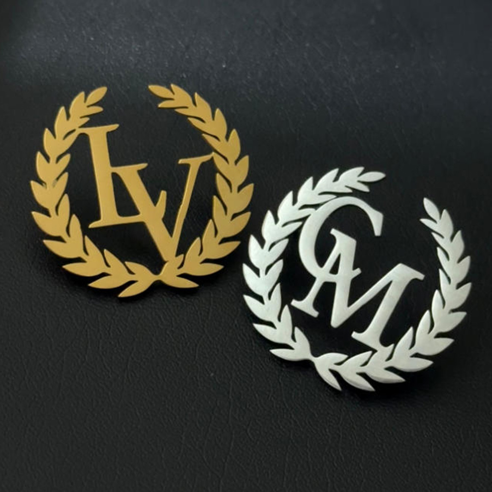 Customized brooch, olive flowe – обзор и цена Embroidery Initials