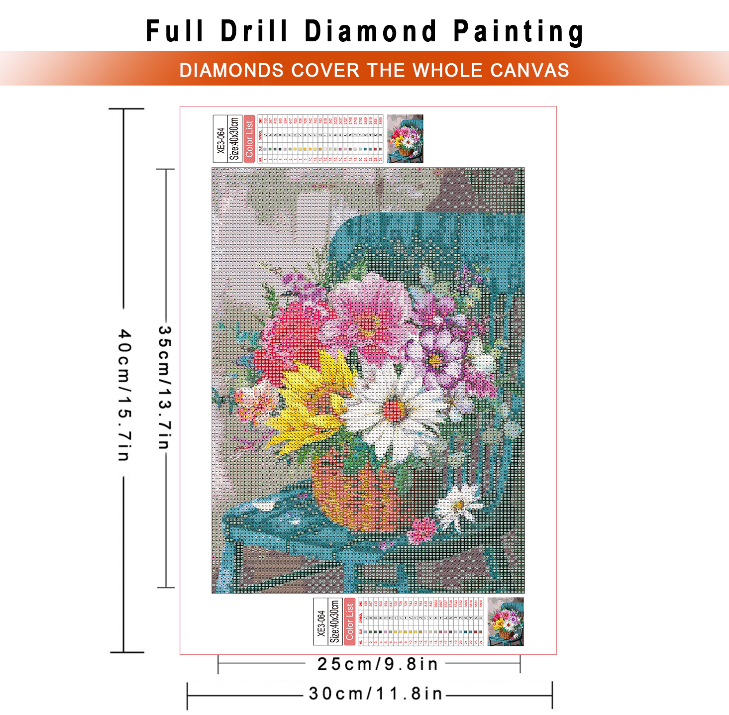 1pc frameless  Diamond Paintin – обзор и цена Embroidery Roses