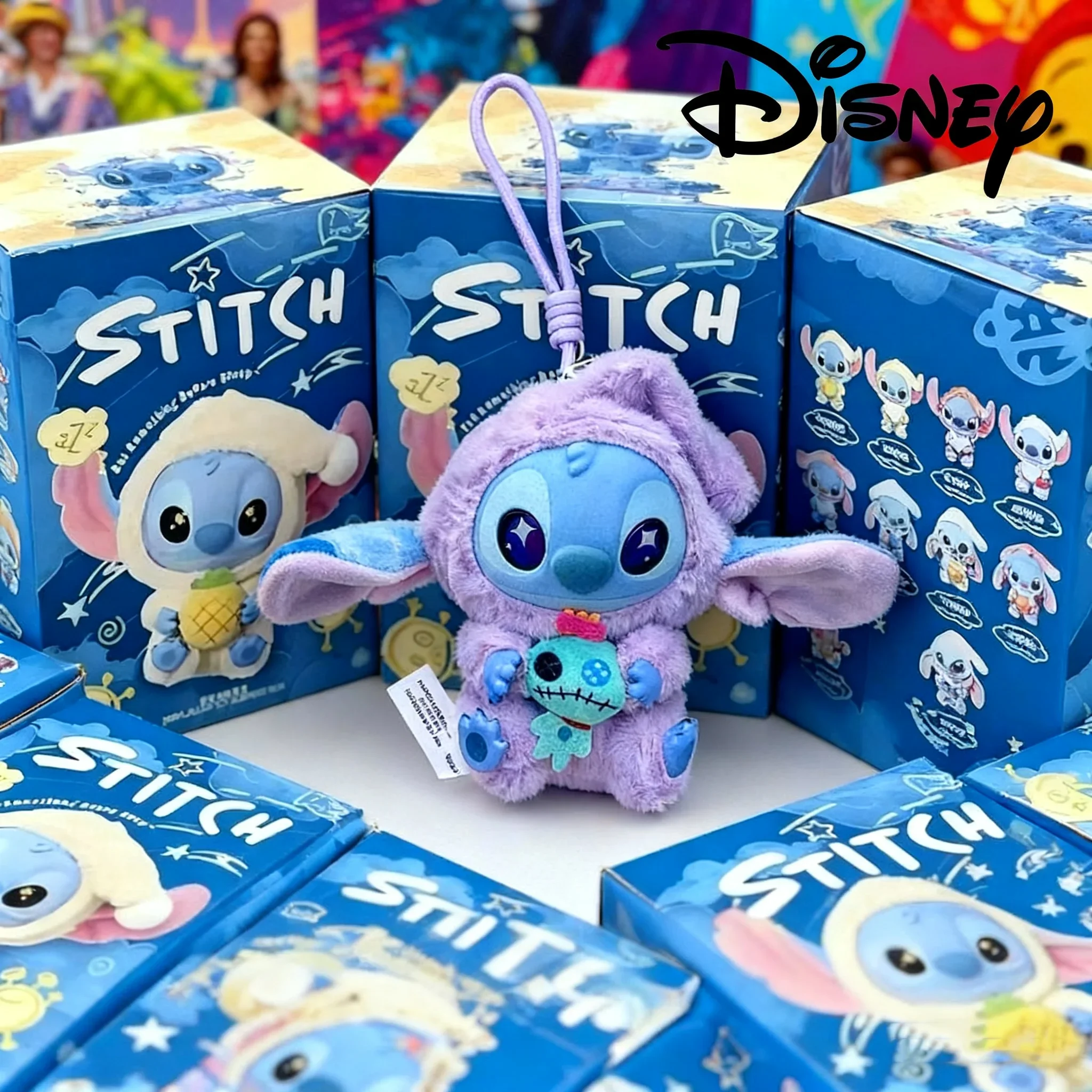 Stitch Midnight Snack Series B – обзор и цена Embroidery Keychain