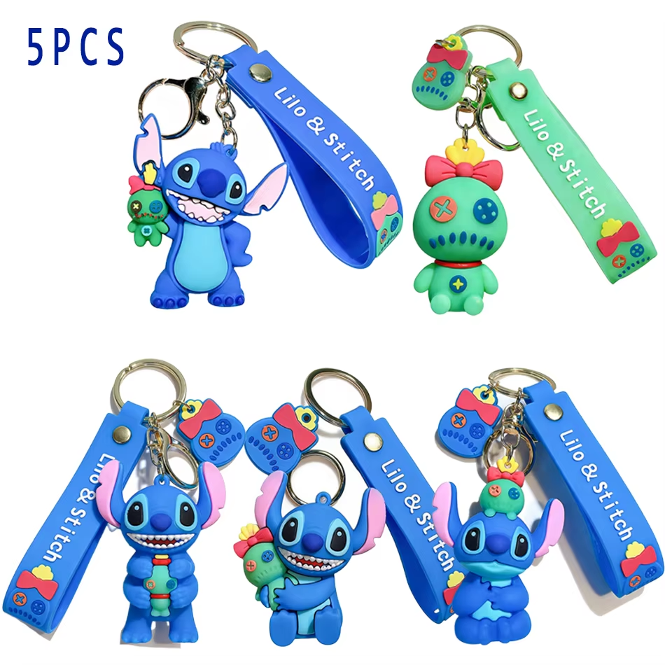 Hot Stitch Keychain Anime Stit – обзор и цена Embroidery Keychain