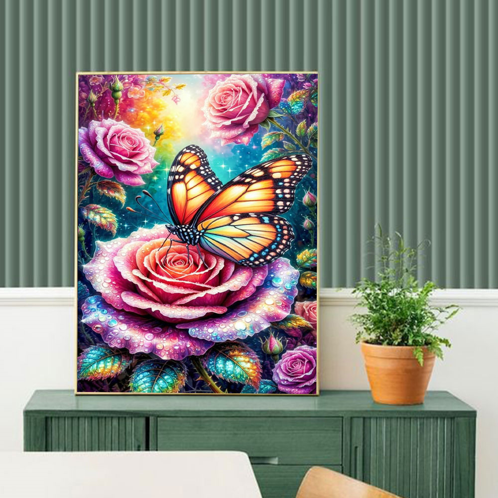 Butterfly Diamond Mosaic 5D DI – обзор и цена Embroidery Roses