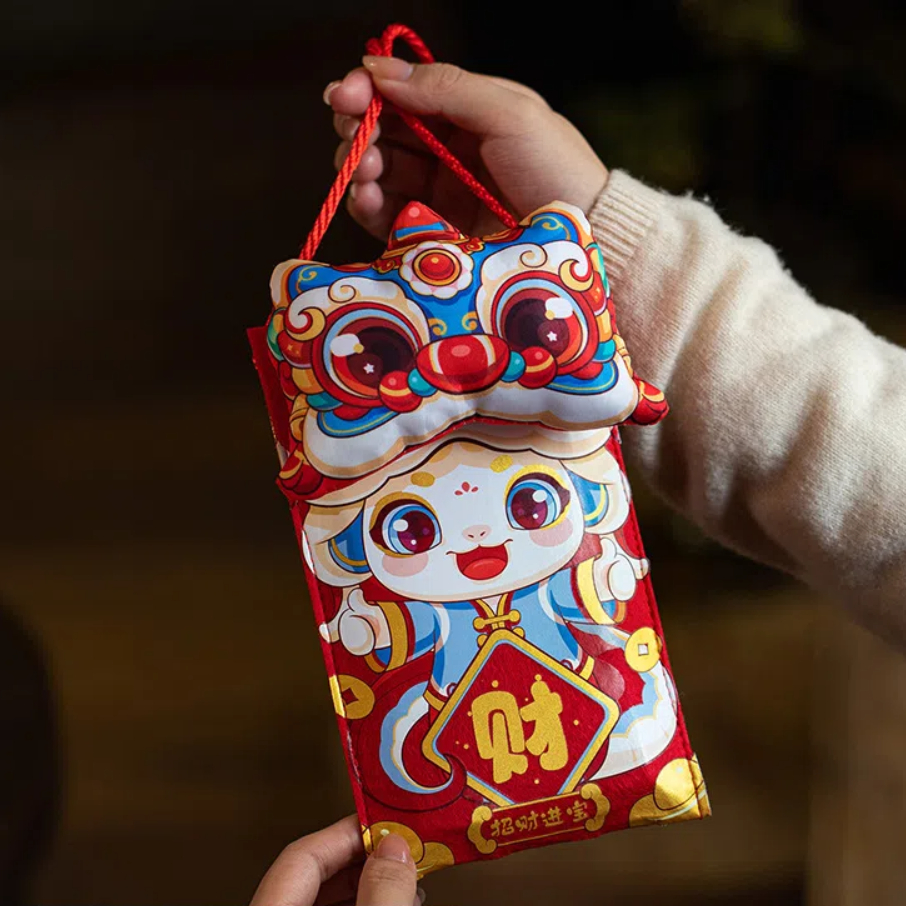 Multiple Patterns Money Pocket – обзор и цена Embroidery Red
