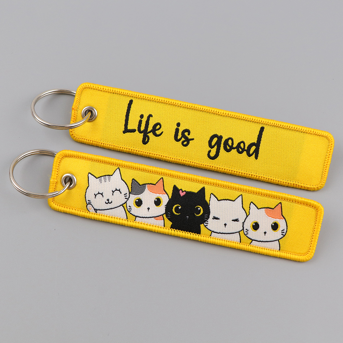 Cute Cat Embroidery Key Fobs C – обзор и цена Embroidery Quote
