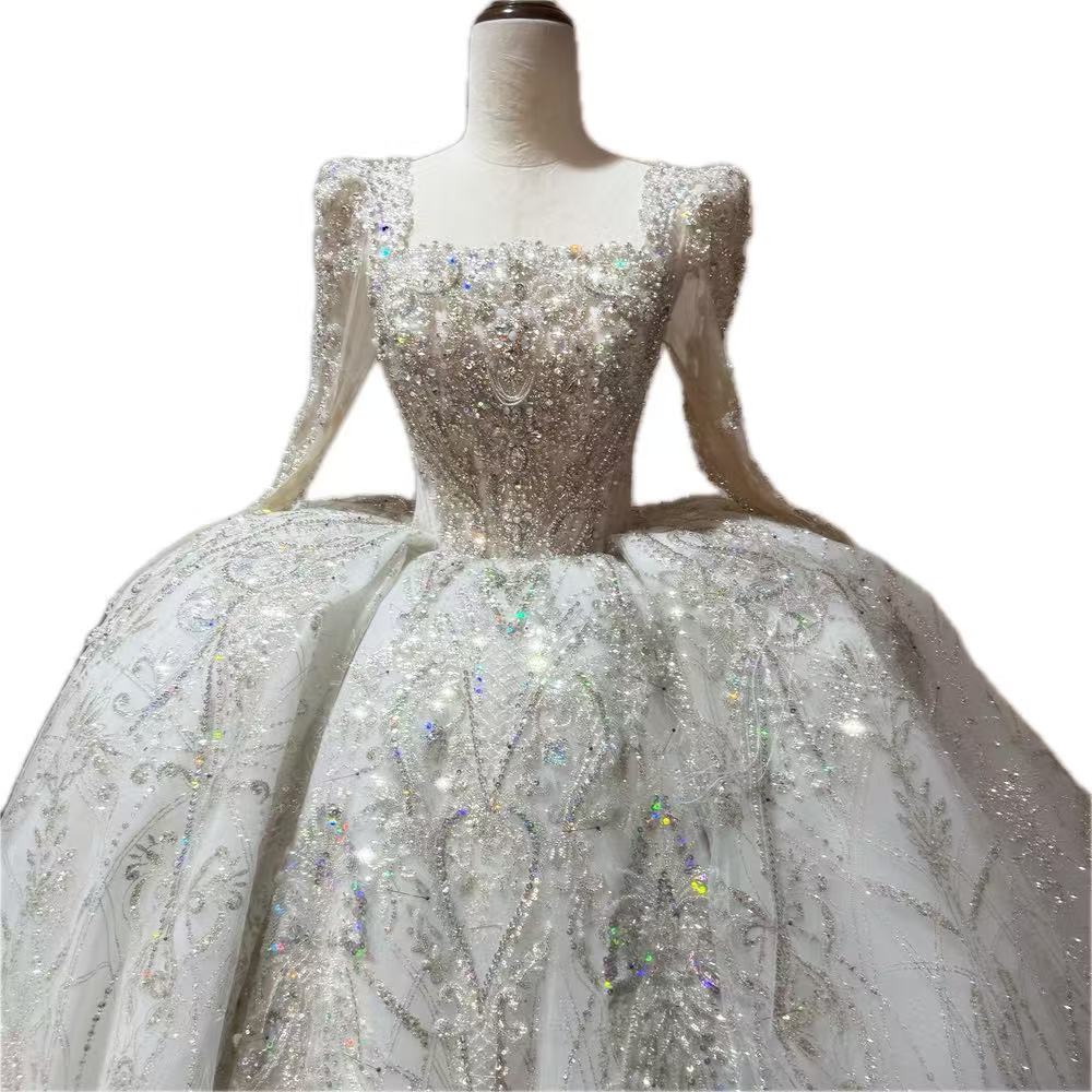 Vestido Boda Civil Dress Squar – обзор и цена Embroidery Organza