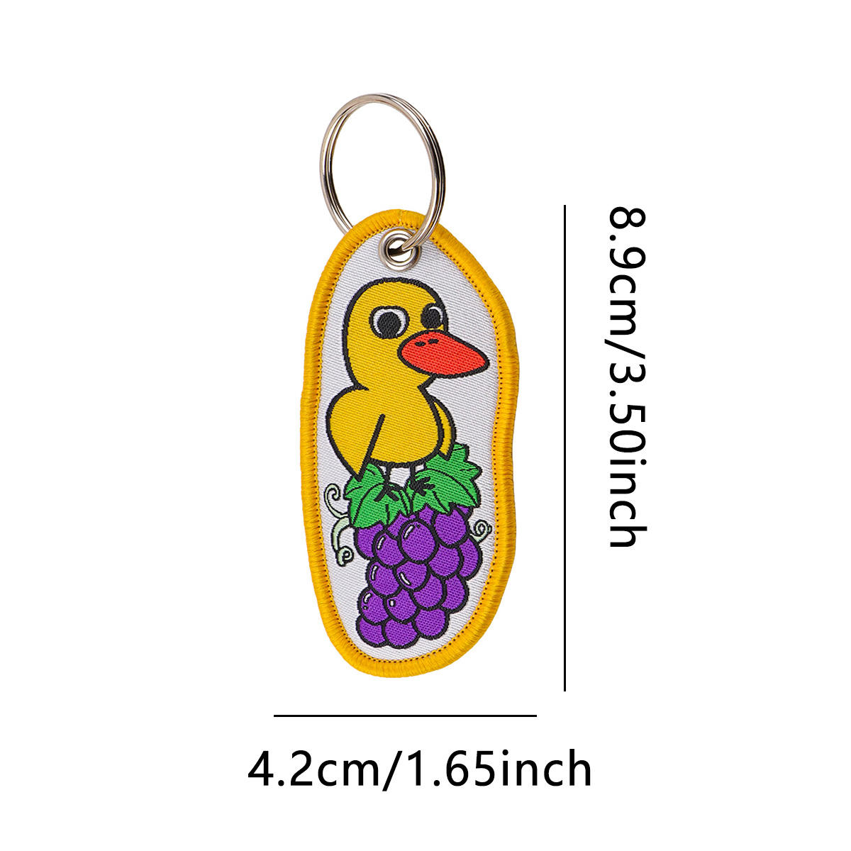 1pcs Cartoon Fox Giraffe Keych – обзор и цена Embroidery Ring