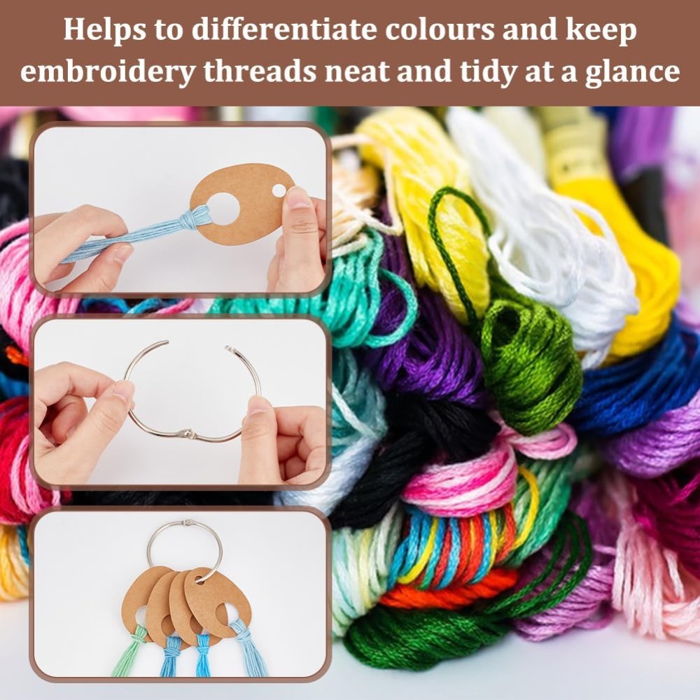 100Pcs Teardrop Floss Thread D – обзор и цена Embroidery Floss