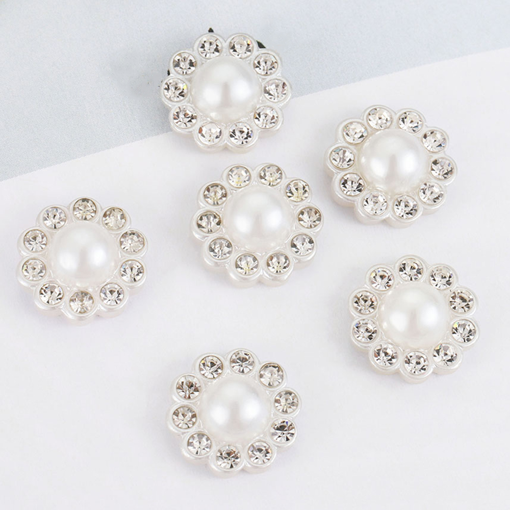 50pcs White Flat Imitation Pea – обзор и цена Embroidery Simple
