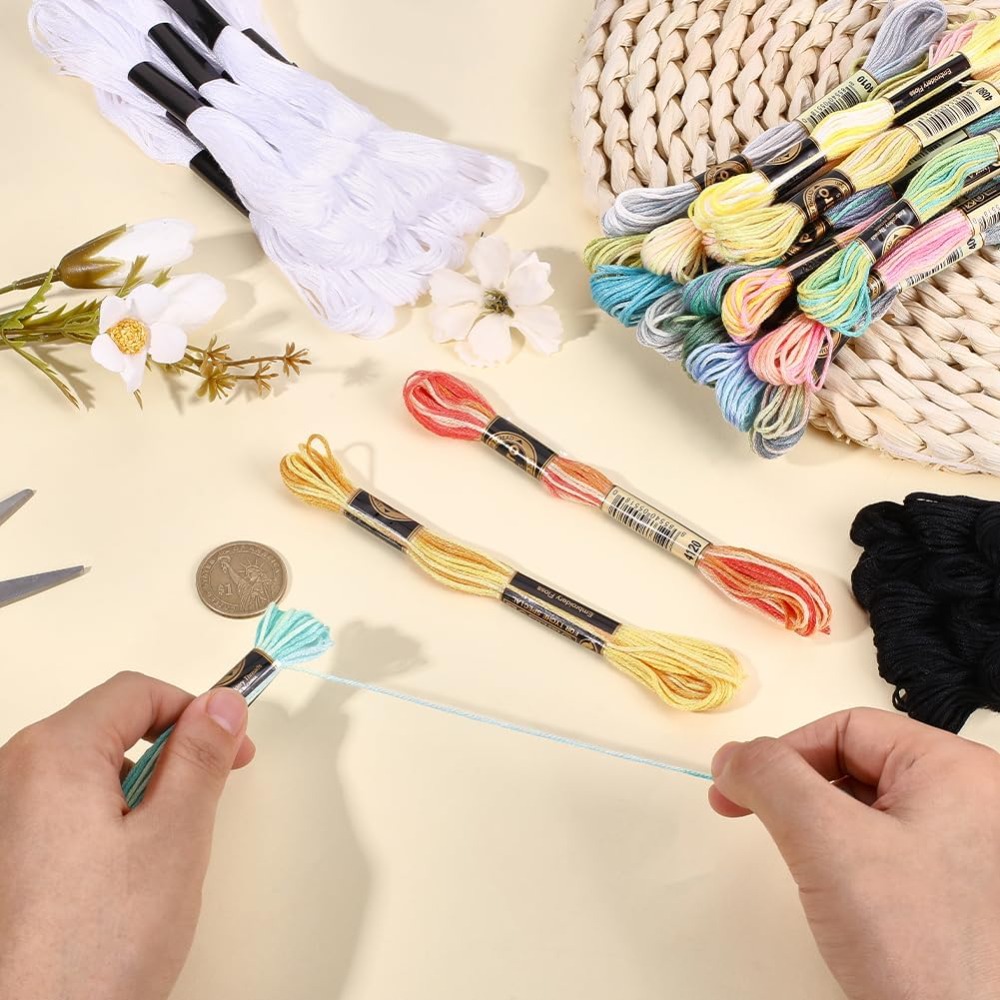 42 Skeins Polyester Embroidery – обзор и цена Embroidery Floss