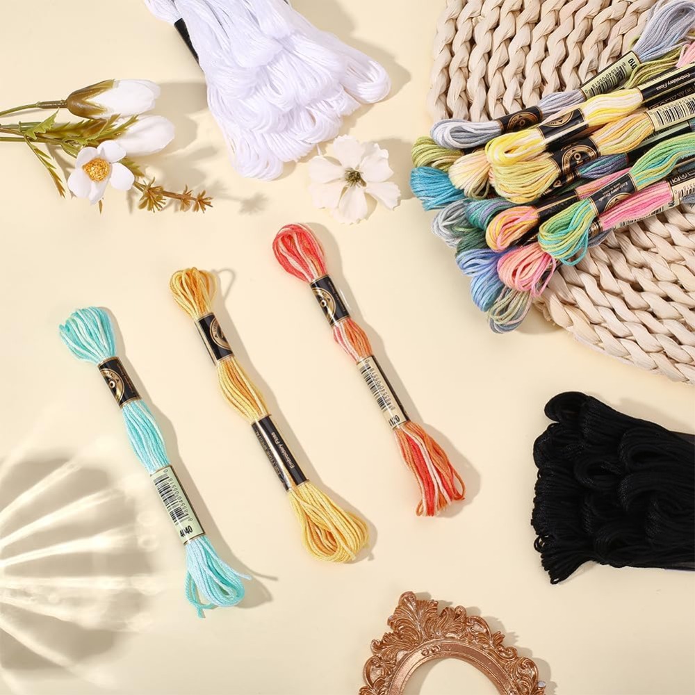 42 Skeins Polyester Embroidery – обзор и цена Embroidery Floss
