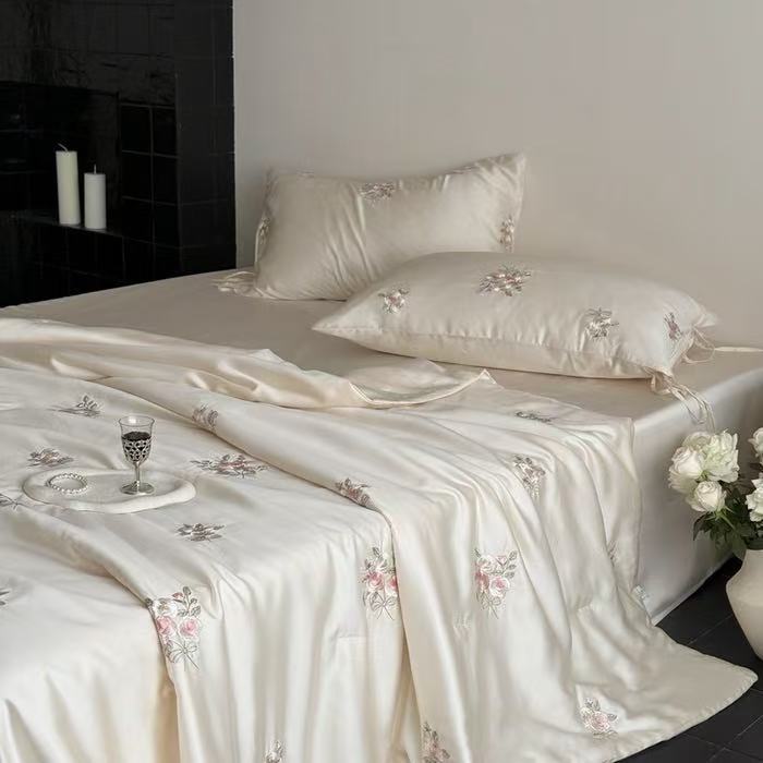 Luxury France Style Lyocell Fi – обзор и цена Embroidery Quilt Cover