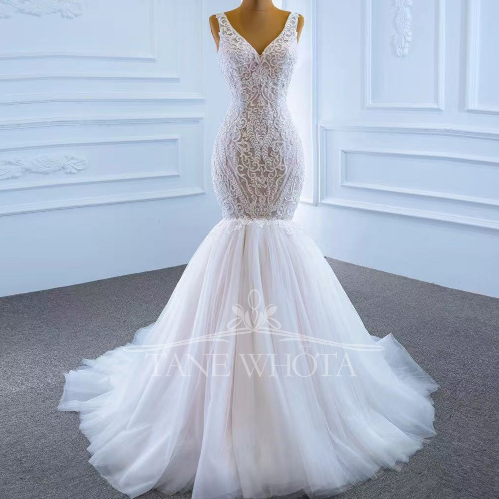 Civil Wedding Dress Spaghetti  – обзор и цена Embroidery Organza