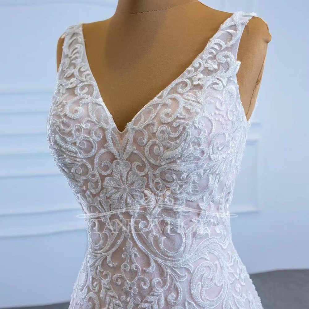 Civil Wedding Dress Spaghetti  – обзор и цена Embroidery Organza