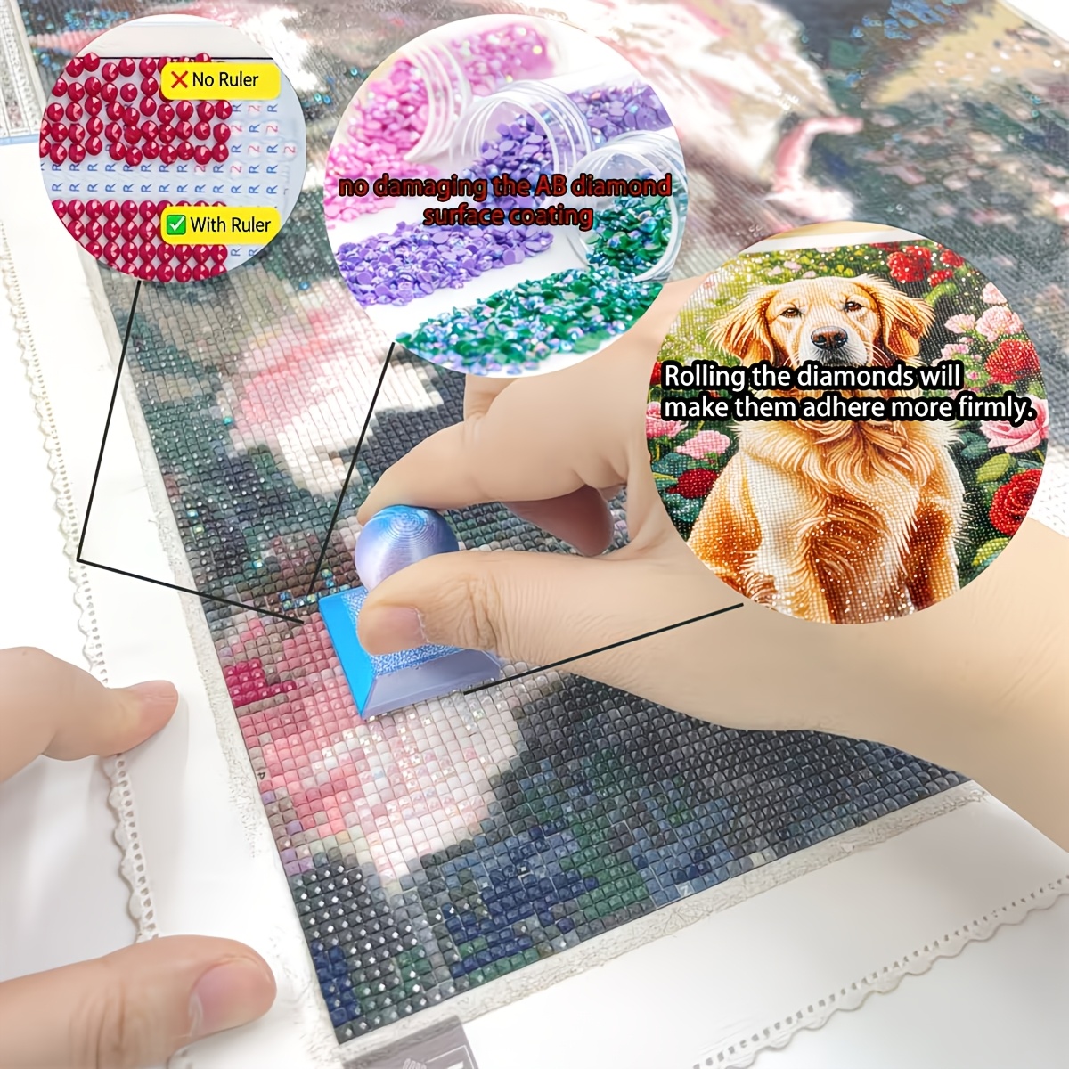 3D Printed Diamond Painting Ro – обзор и цена Embroidery Kit Starter