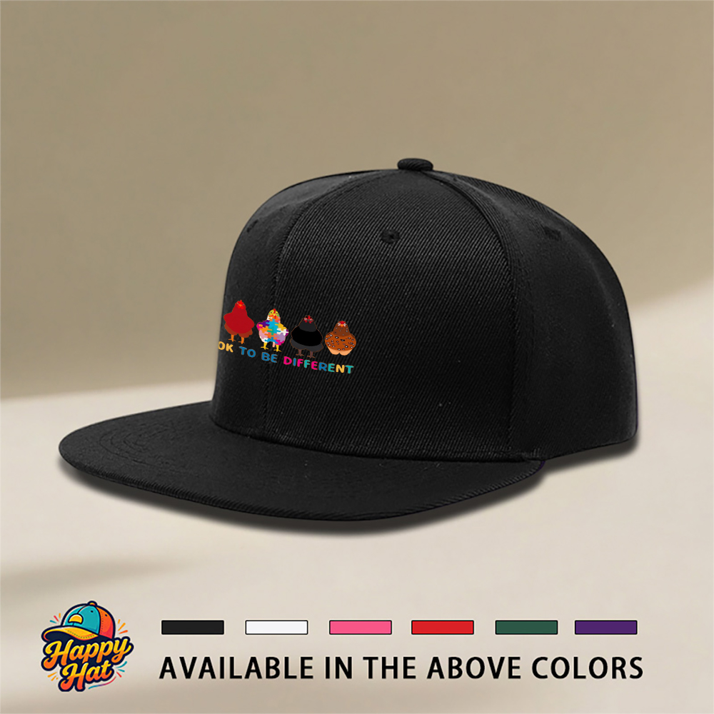 1PC Unisex Flat Brim Snapback  – обзор и цена Embroidery Quote