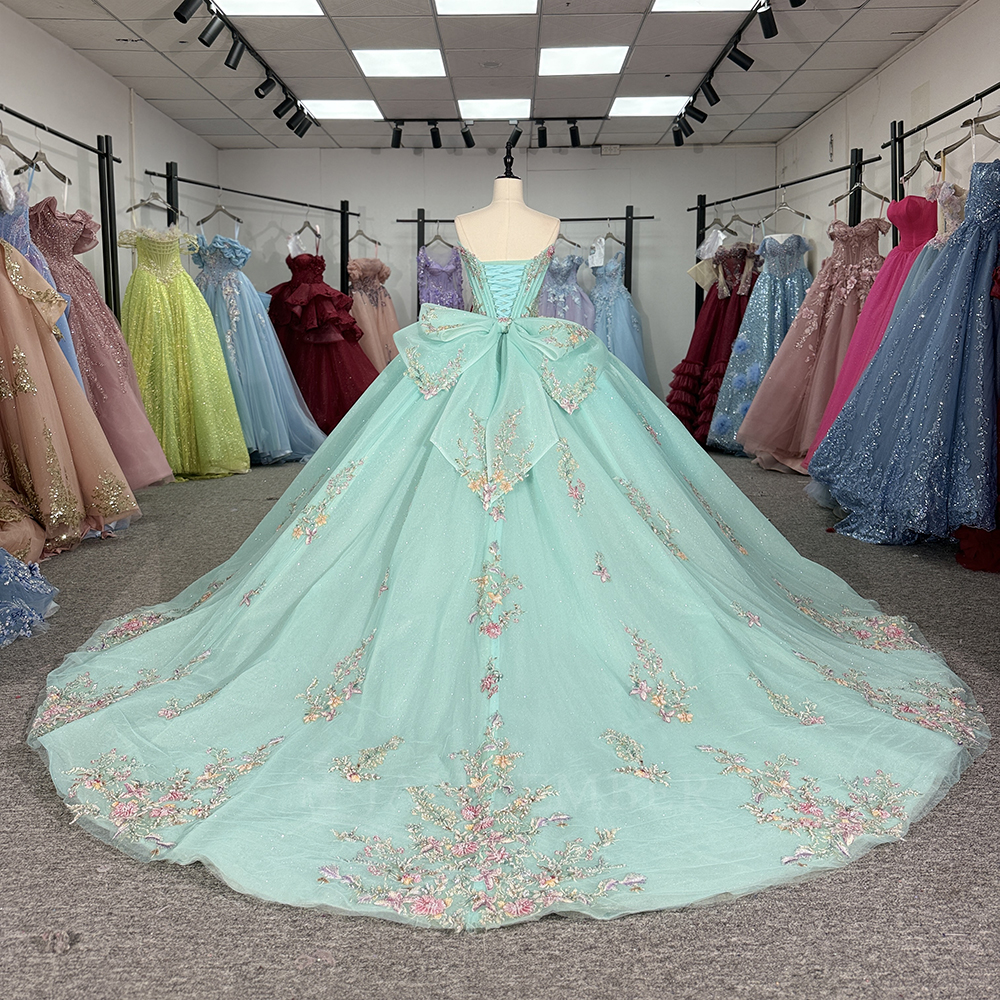 Classic Strapless Quinceanera  – обзор и цена Embroidery Organza
