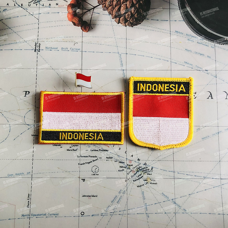 INDONESIA National Flag Embroi – обзор и цена Embroidery In Indonesia