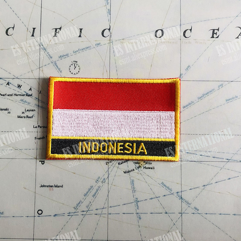 INDONESIA National Flag Embroi – обзор и цена Embroidery In Indonesia
