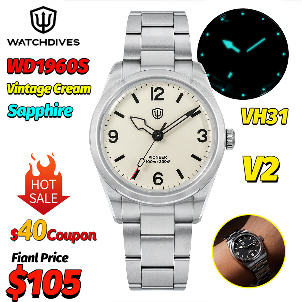 Watchdives WD1960S V2 Vintage  – обзор и цена Embroidery Bracelet